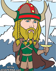 Viking Warrior Cartoon